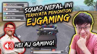 SQUAD BENDERA NEPAL INI TERIAK2 AJ GAMING!! WKWKWK! | PUBG MOBILE