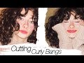 Cutting Myself Curly/Wavy Curtain (?) Bangs