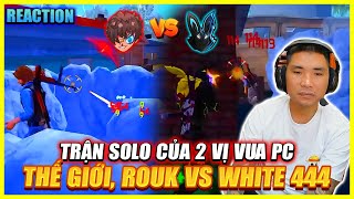 REACTION :  TRẬN SOLO KINH ĐIỂN THẾ GIỚI CỦA 2 VỊ VUA PC FREE FIRE ?