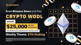 Binance WODL Game 🎮 Cheat Code to Bewitch 🏆 8 letters 📜 Sleek Cheat Codes thumbnail