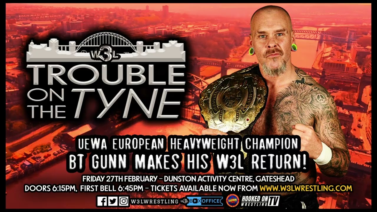 BT Gunn returns for Trouble on the Tyne!