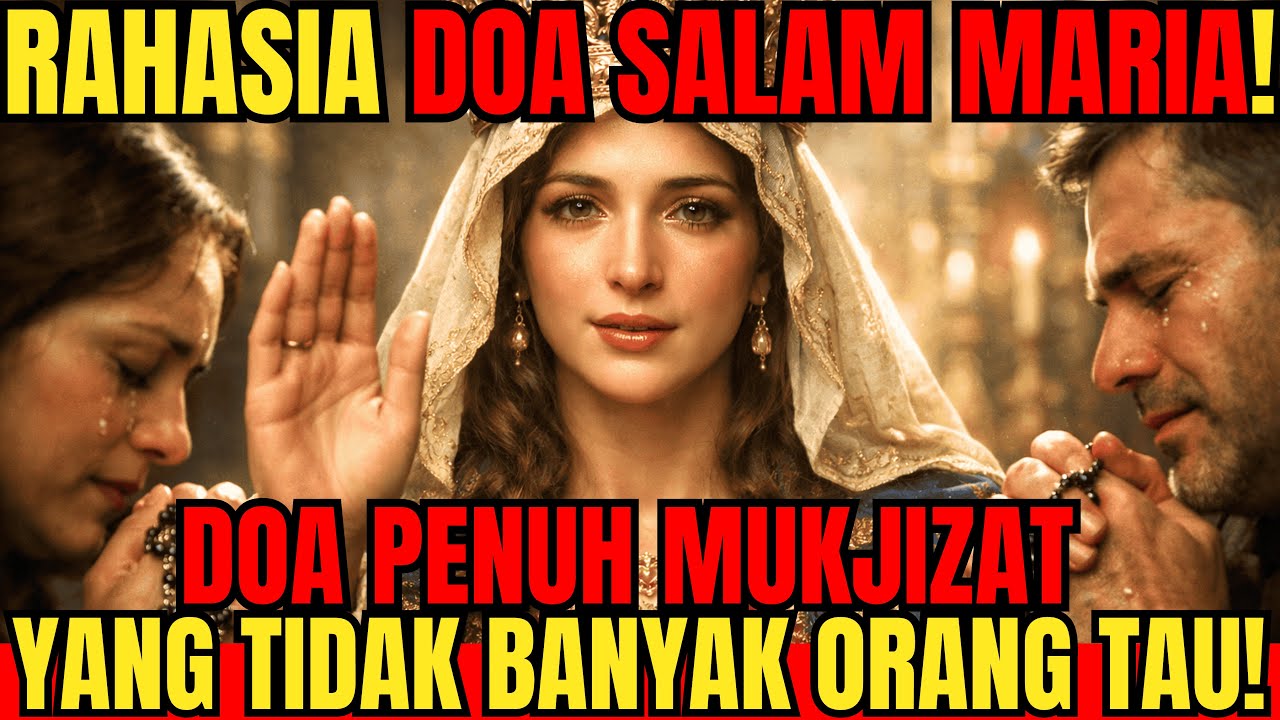 DOA SALAM MARIA! DIAJARKAN MALAIKAT GABRIEL! TAPI BANYAK YG TIDAK TAU MAKNA SEBENARNYA!