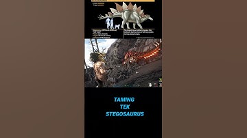 Taming Tek Stegosaurus ARK survival evolved fjordur