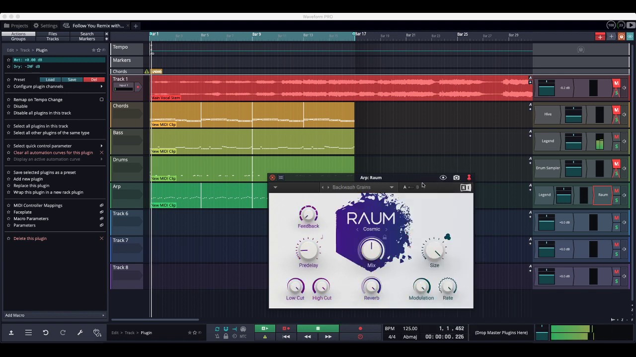 Native Instruments Raum Reverb Demo - YouTube