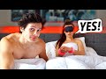 My Introvert Girlfriend Saying YES For 24 HOURS!