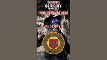 Explaining cod zombies perks in under 60 seconds part 4 Double Tap #jjba #anime #jojo