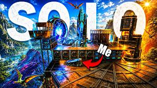 I Survived SOLO In a Rathole VS 1000 PLAYERS on ARK PvP...