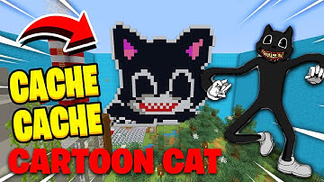 CACHE CACHE SUR MINECRAFT MAP CARTOON CAT !! MINI JEUX PS4 FR