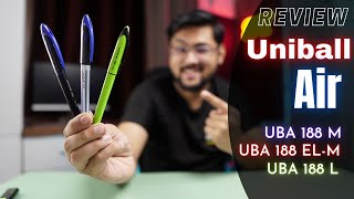 Uniball Air Review | Smoothest pen in India under 60 rs? | All models compared