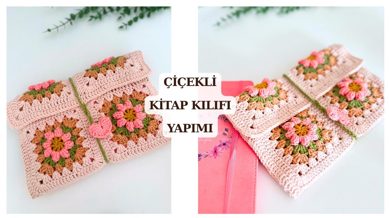 Çiçek Motifli Kitap Kılıfı Nasıl Yapılır?