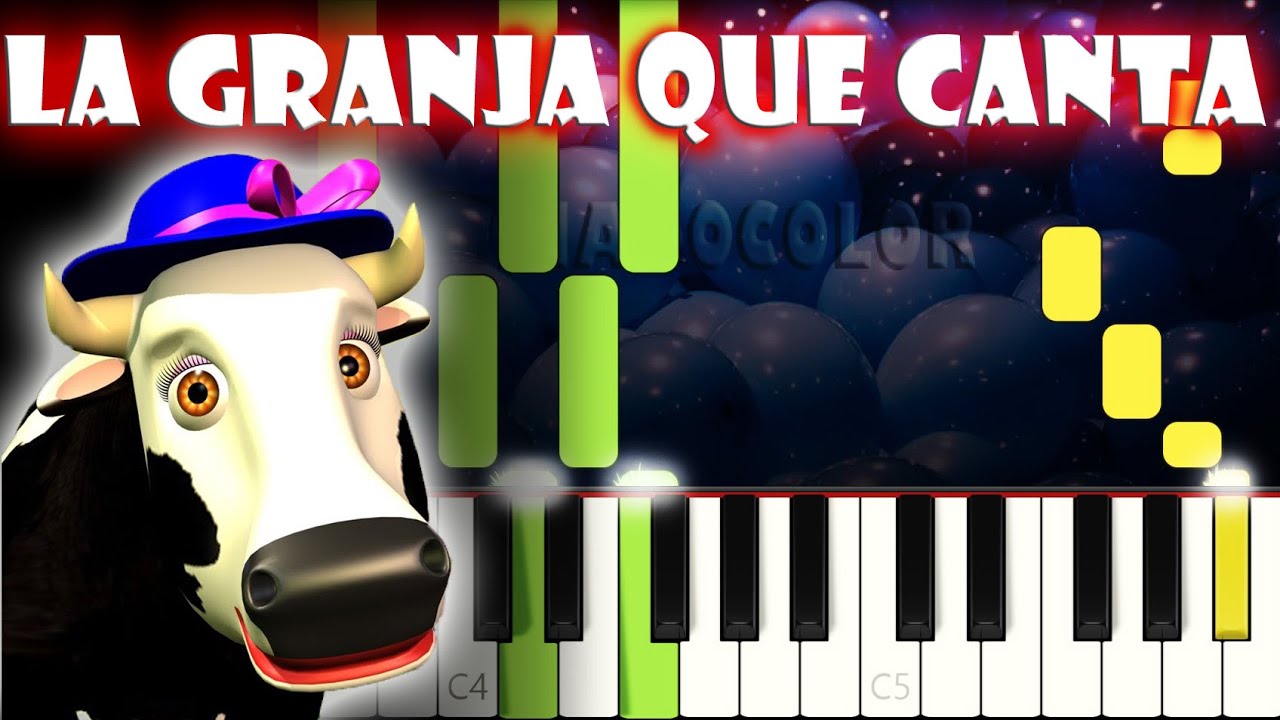 La Granja Que Canta | Piano Cover | Tutorial | Karaoke