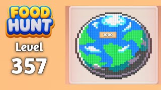 Food Hunt Pixel puzzle level 357 walkthrough solution gameplay 