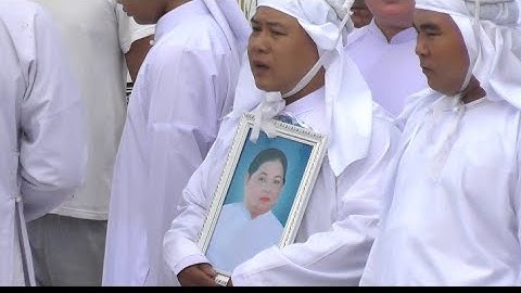 Toàn cảnh lễ Hạ Huyệt an Táng Tại Cực Lạc Thái Bình Tây Ninh Long Thành Bắc Trường Tây