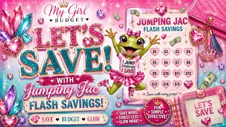 💖 LET'S SAVE! ✨ Jumping Jac Flash Savings Challenge | Save • Budget • Glow 💎🐸