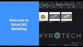 Exploring the user interface: BricsCAD V20 - Modelling Workspace
