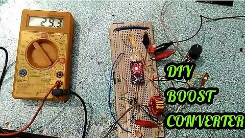 DIY Boost Converter || Step up converter || Arduino
