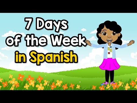 7 Days of the Week in Spanish | Siete Dias de la Semana | Jack Hartmann