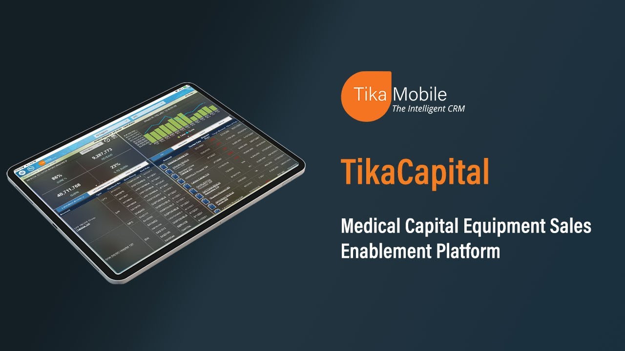 TikaCapital Medical Capital Equipment Sales Enablement Platform YouTube