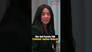 Kamala Harris Hosts Kim Kardashian To Talk Criminal Justice Reform In White House | N18S | #shorts