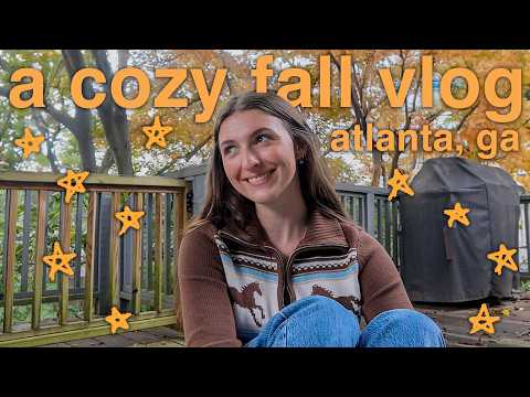 a cozy fall vlog (shopping, baking, reading) 🍂🎃🥧