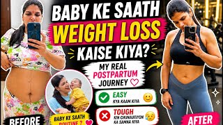 BABY KE SAATH WEIGHT KESE KAM KIA ? How I lost Baby Weight ? | imkavy #vlog 