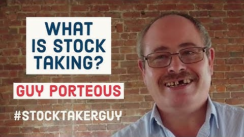 What is stocktaking?