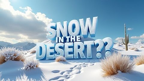 Snow in the Desert? | The Great Basin’s Rare Winter Surprise
