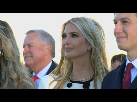 Ivanka Trump Fights Back Tears Watching Her Dad Leave