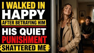 I walked in smiling after betraying him but his silent revenge broke me