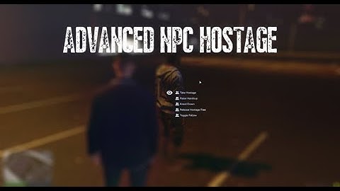 Advanced NPC Hostage Script | Fivem | Standalone #fivem #gtav