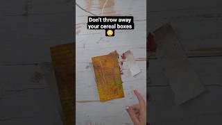 I&#39;m Turning Cereal Box Scraps into a BEAUTIFUL Collage?