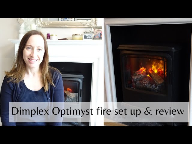 Dimplex Optimyst Fire | Set Up, Maintenance and Review | Bayport/Evandale  Model - YouTube
