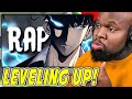 SOLO LEVELING GOES CRAZY! | SUNG JIN-WOO RAP | "SOLO" | RUSTAGE ft. anoravt [REACTION]