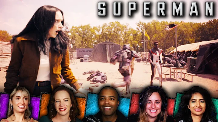 Reactors Reactions to the MR TERRIFIC BEACH FIGHT  | Superman (2025)