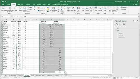 EXCEL Scatterplot Two Color (with Categories)