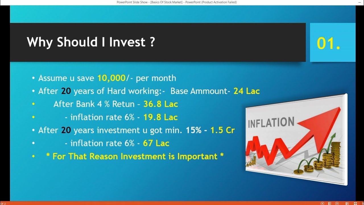 Why is Investing Important? || निवेश क्यों जरूरी है? || Inflation Rate vs Investment..✅💸