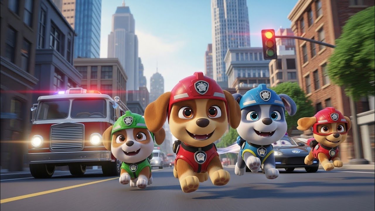 Paw Patrol Rescue City Mission 🚓🐶 | Adventure City Emergency Rescue