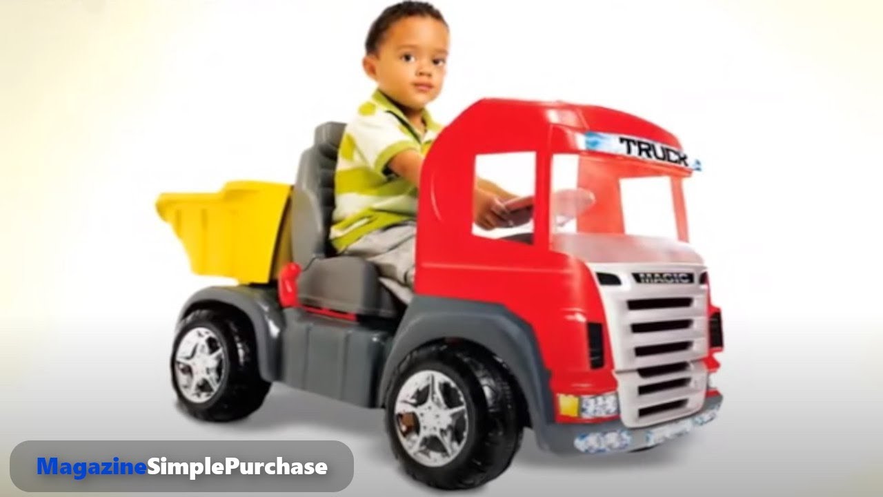 Caminhão Truck Vermelho Pedal - Magic Toys - Caminhão de Pedal - Magazine  Luiza