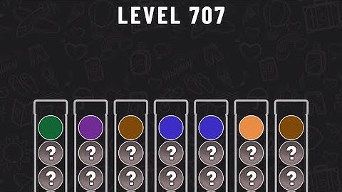 Ball Sort Puzzle Level 707 #ballsortpuzzle #ballsortpuzzlegameplay #puzzlegame #mobilegames