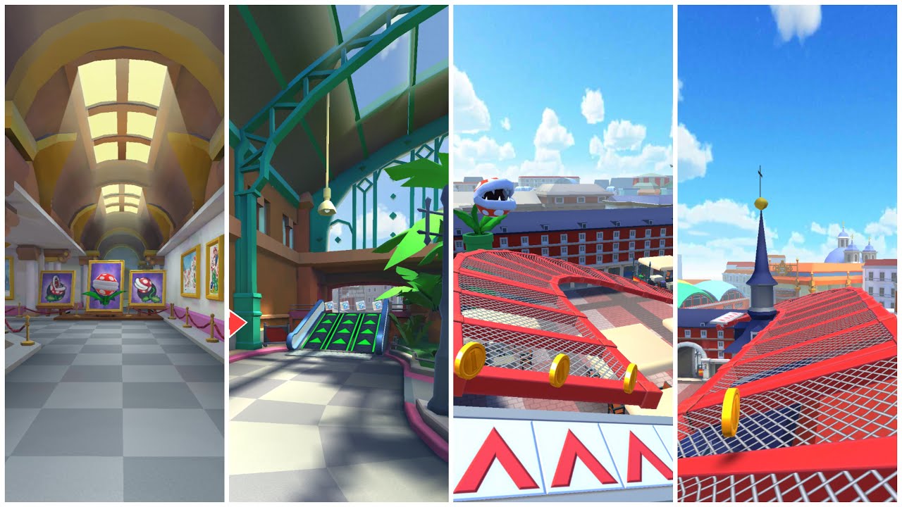 Mario Kart Tour // Madrid Drive 3 Gameplay (All Variants)