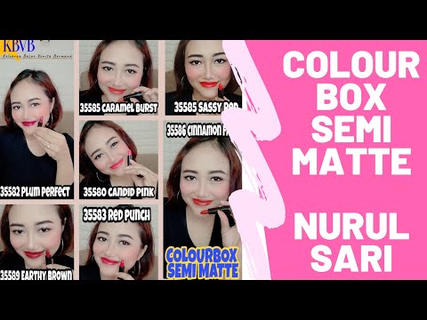 Review lipstik colourbox oriflame, komplit 10 warna!. 