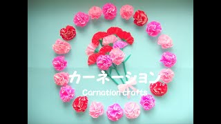 工作ネタ】カーネーション Carnation crafts（母の日・5月）（高齢者
