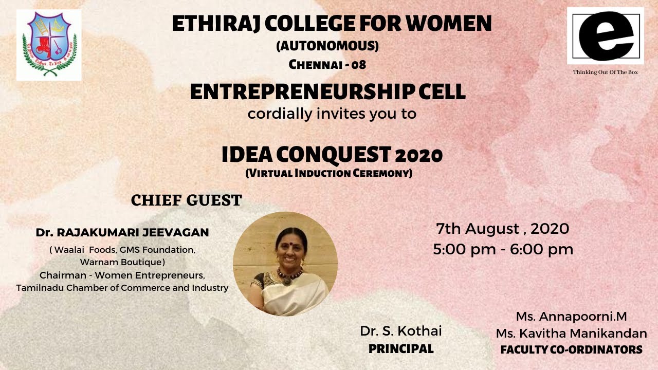 Entrepreneurship Cell - IDEA CONQUEST 2020 