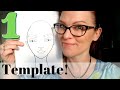 CREATE a FACE SHAPE DRAWING TEMPLATE! 😎