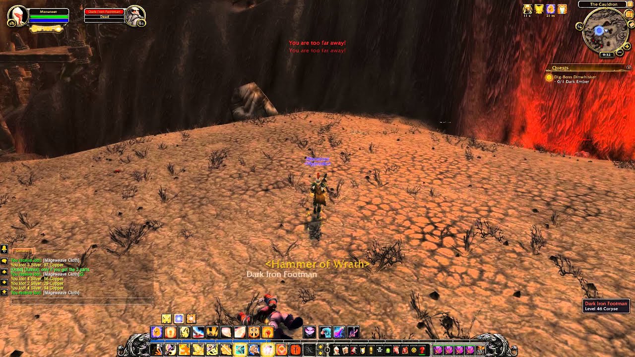 Quest 450: Dig-Boss Dinwhisker (WoW, human, paladin) - YouTube