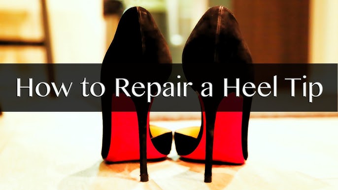 Louboutin Shoe Heel Block Repair — SoleHeeled