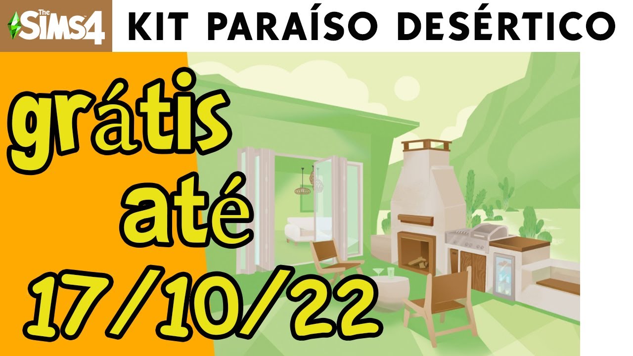 The Sims 4 Kit Paraíso Desértico DE GRAÇA! 