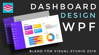 WPF Tutorial : DASHBOARD design in Visual studio blend | Handy Controls | Live Charts | Source Code Details