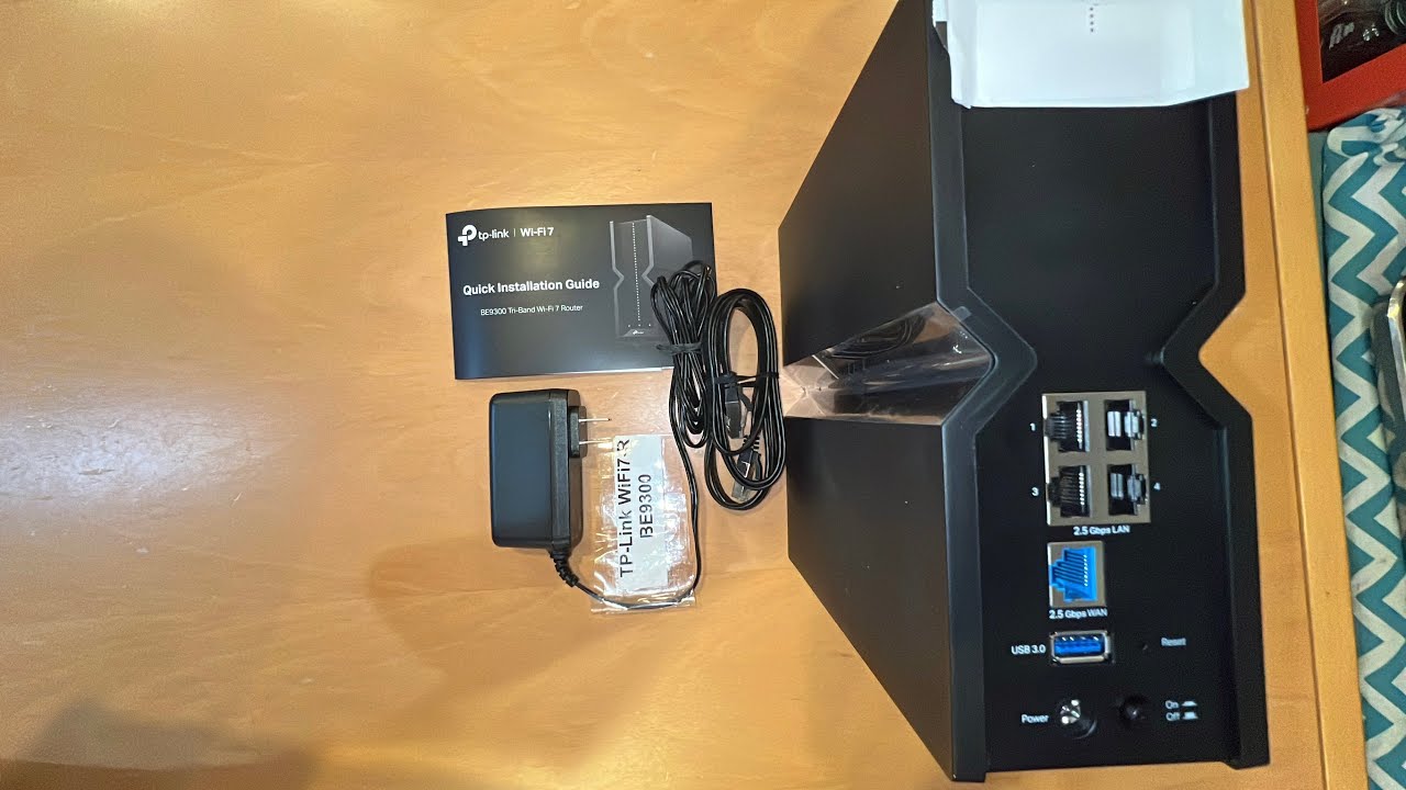 UnBoXing TPLink TP-Link Tri-Band BE9300 WiFi 7 Router Archer BE550 6-Stream Full 2.5G Ports 2K Sq Ft