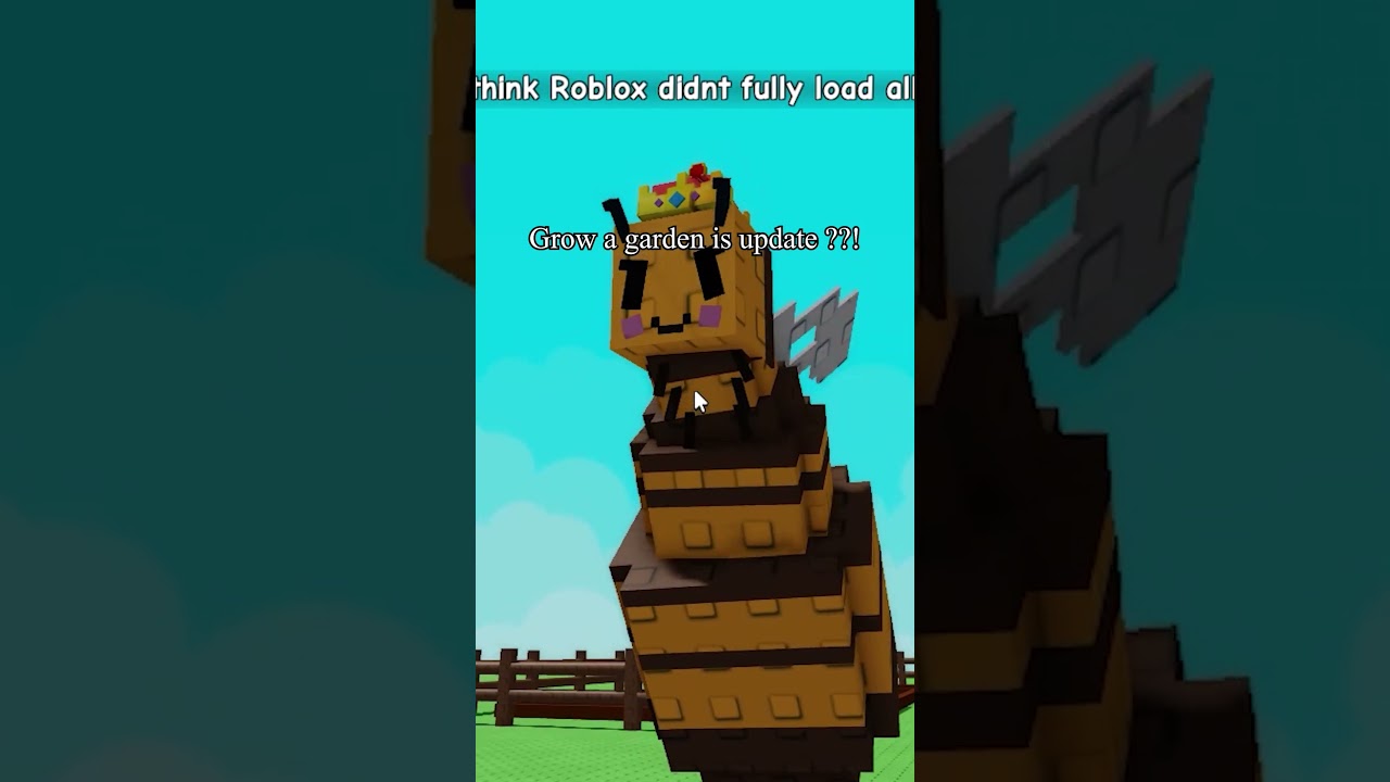 Grow a garden is update ??! 🐝